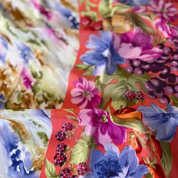 Gucci Oversized Silk Chiffon Shawl Wrap Oversized Scarf EUC - Picture 10 of 14